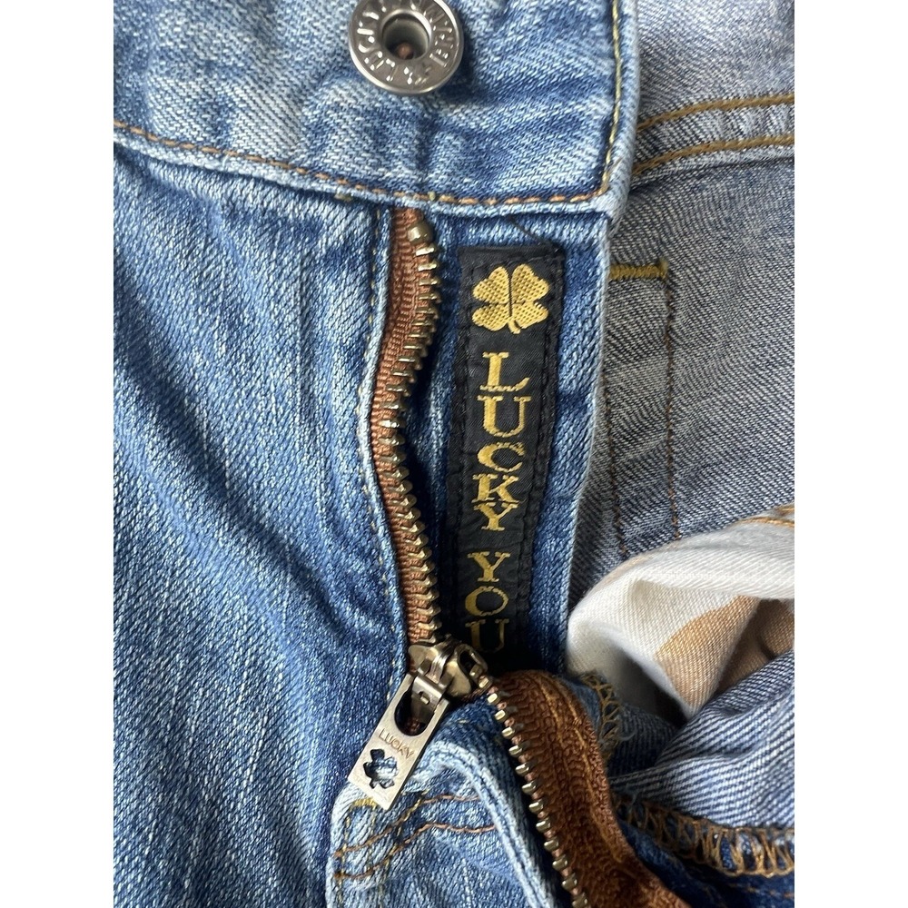 Lucky Brand Jeans woman's SZ 6 31x25 Made In USA Bootcut Sweet N' Low Dungarees - Picture 2 of 11